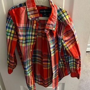 Ralph Lauren boys plaid shirt